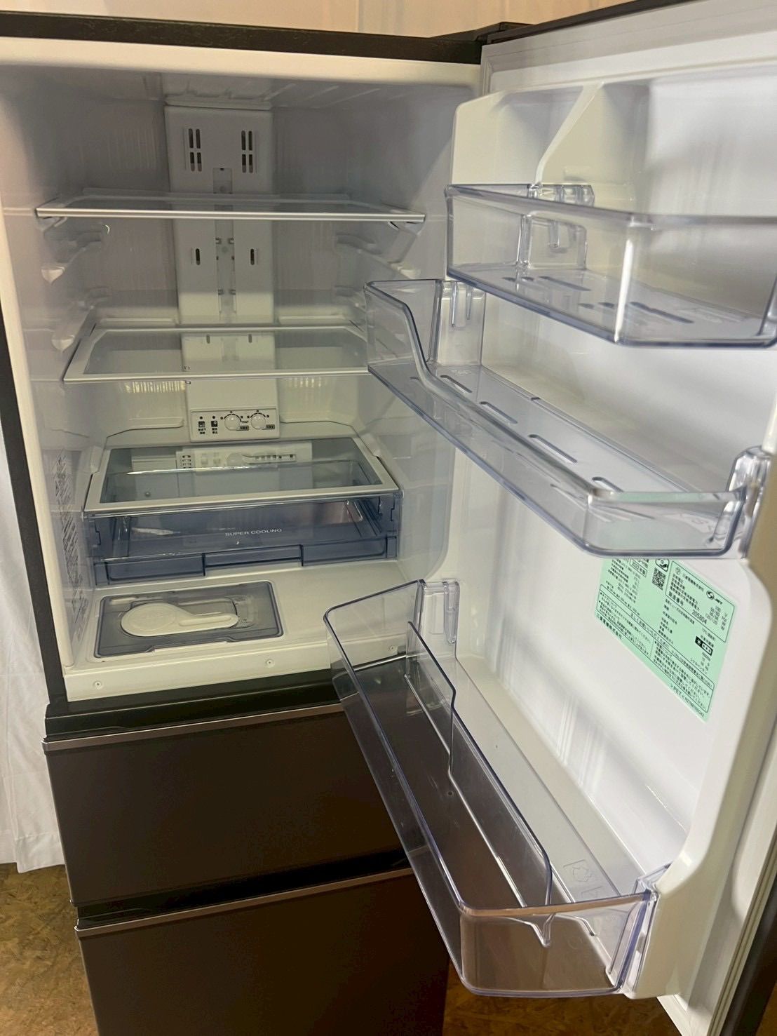 【美品】三菱 3ドア冷蔵庫 MR-CX27G-H 2022年製 272L 右開き 美品】三菱 3ドア冷蔵庫 MR-CX27G-H 2022年製 272L 右開き 三菱電機