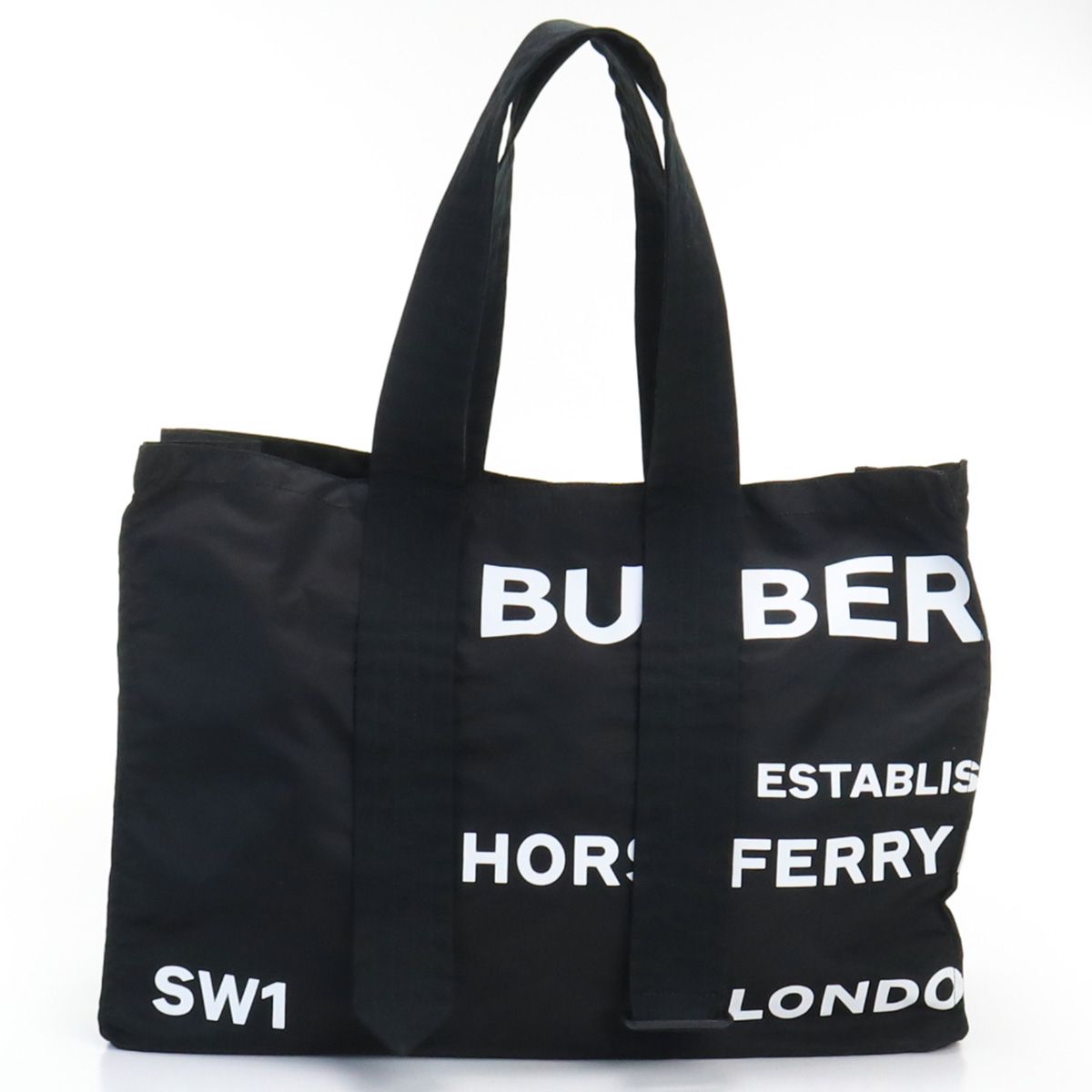 関税負担なしBurberry バーバリー ロゴプリント ナイロン トート 関税負担なしBurberry バーバリー ロゴプリント ナイロン トート