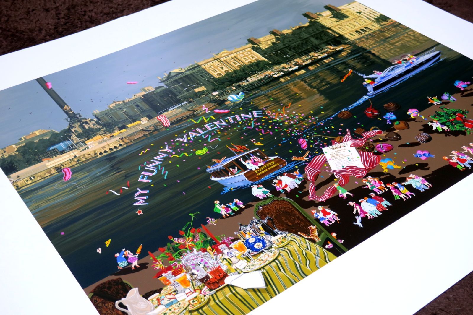 ヒロ ヤマガタ 恋人たちのフェスティバル シルクスクリーン 山形博導