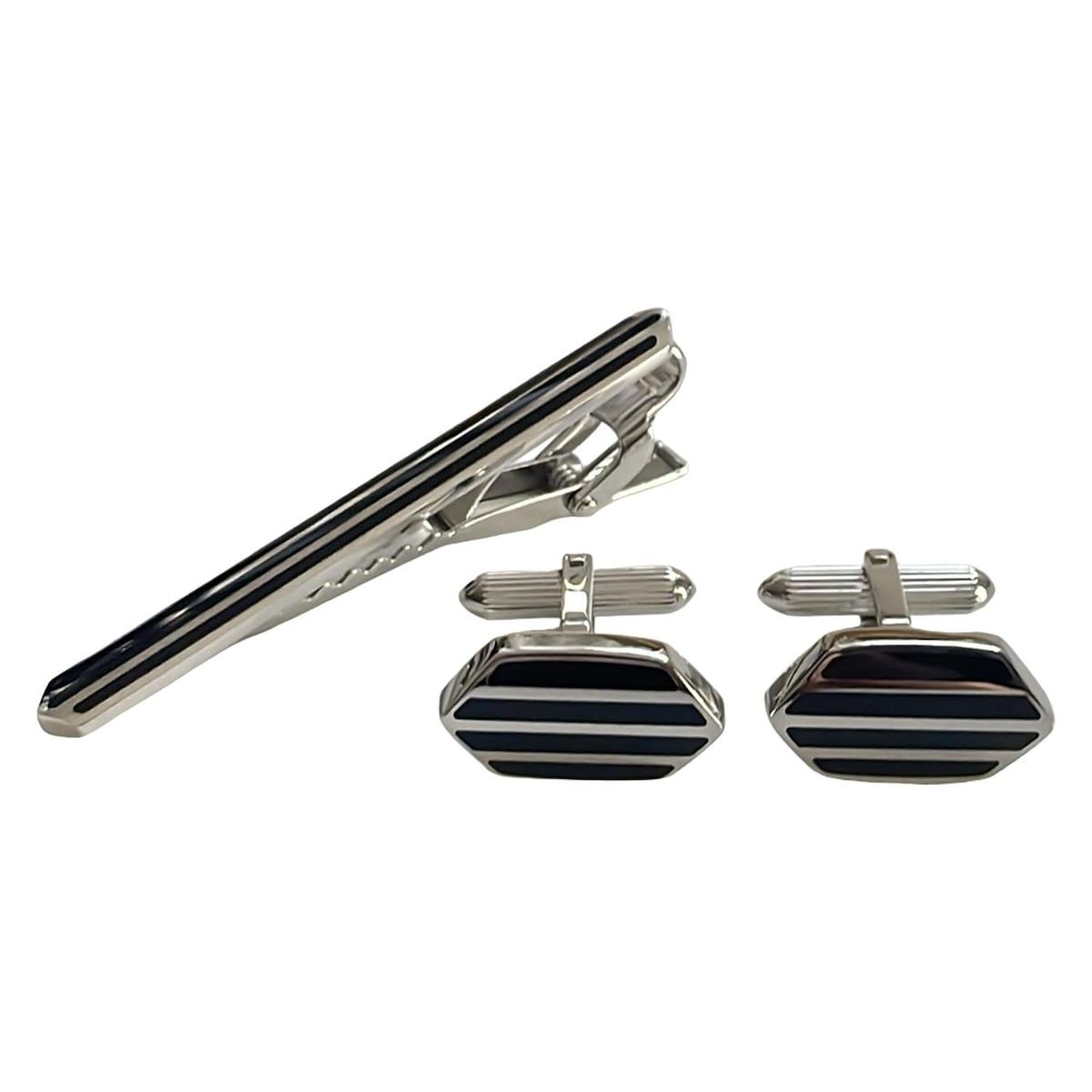 Burberry バーバリー　カフ　黒　シルバー BURBERRY/Burberry(バーバリー) アクセサリー美品 - シルバー×黒