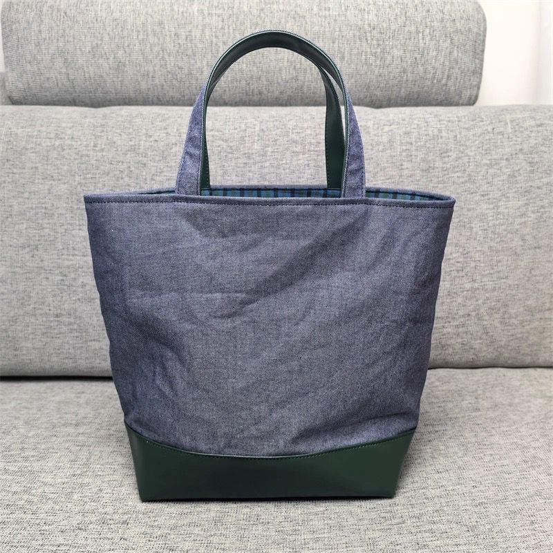 新品未使用 ファミリアfamiliar コラボ デニム ミニトートバッグ 