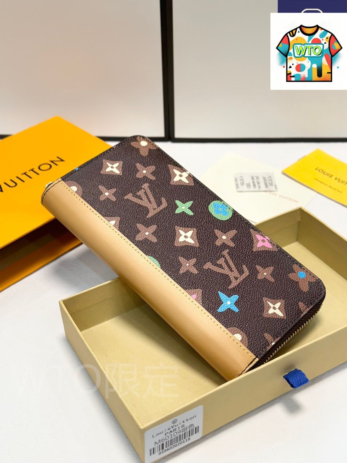 今日 Louis Vuitton ルイヴィトン ジッパー縦型財布 丈夫で実用的な帆布製 充実した収納を備える-WTO輸入2