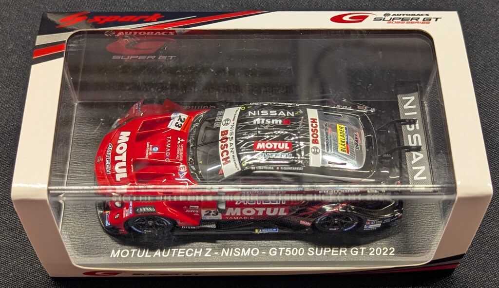 Spark Motul Autech Z 2023年 NISMO限定モデル Preorder] Spark 1:64 MOTUL AUTECH Z NISMO No.23 GT500 SUPER