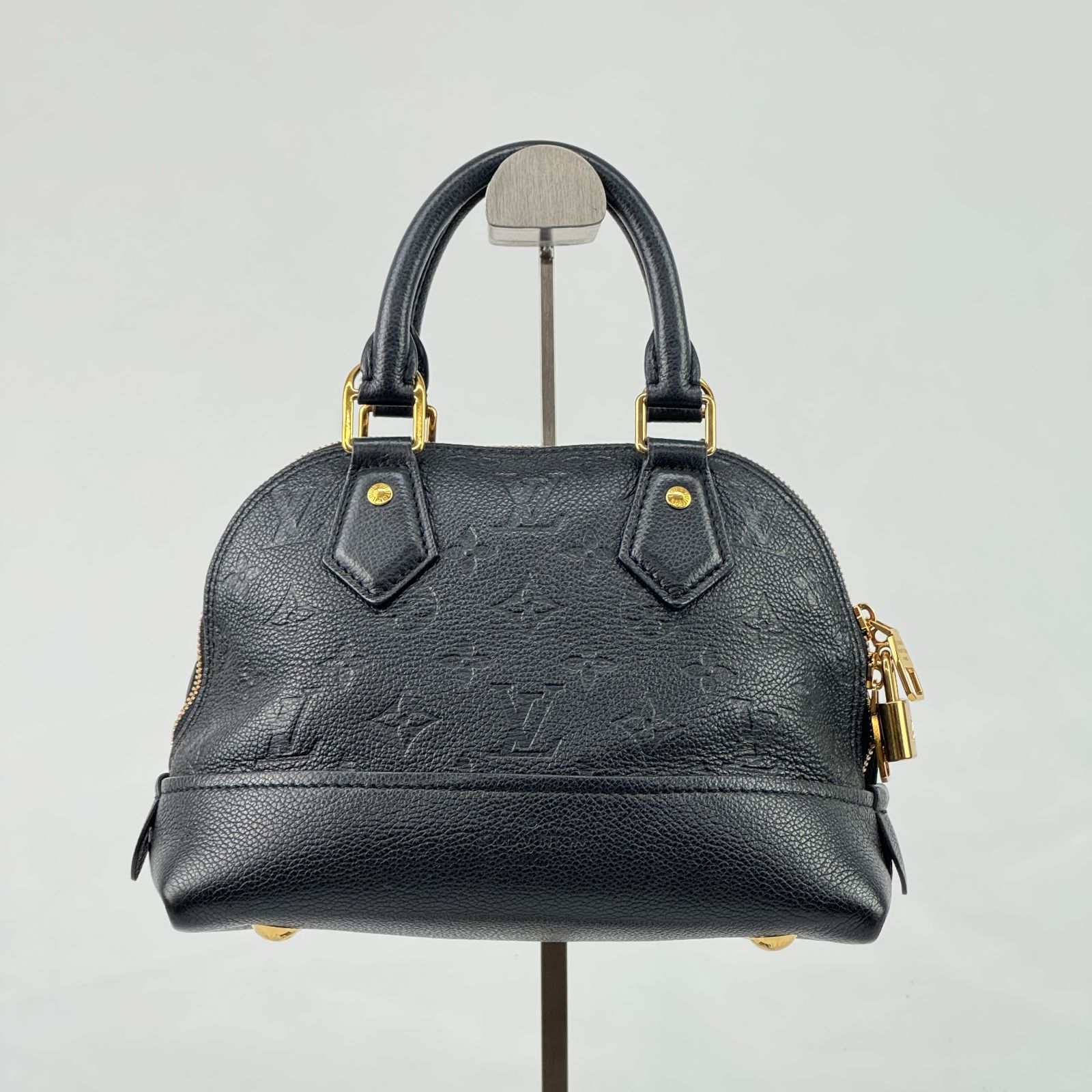 【中古】LOUIS VUITTON ルイ・ヴィトン モノグラム アンプラント ネオアルマBB M44829 RFID ハンドバッグ ブラック