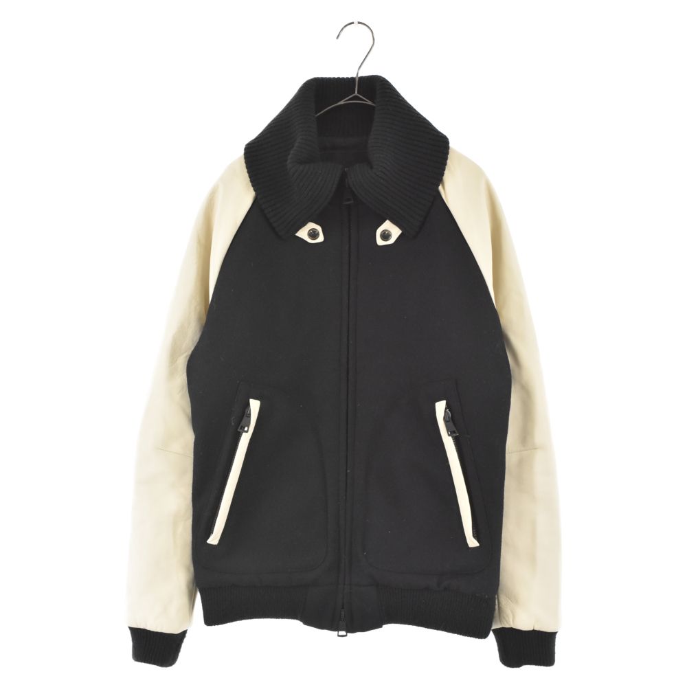 1piu1uguale3 19AW donkey zip stadium クレイジーパターン 袖 ディア