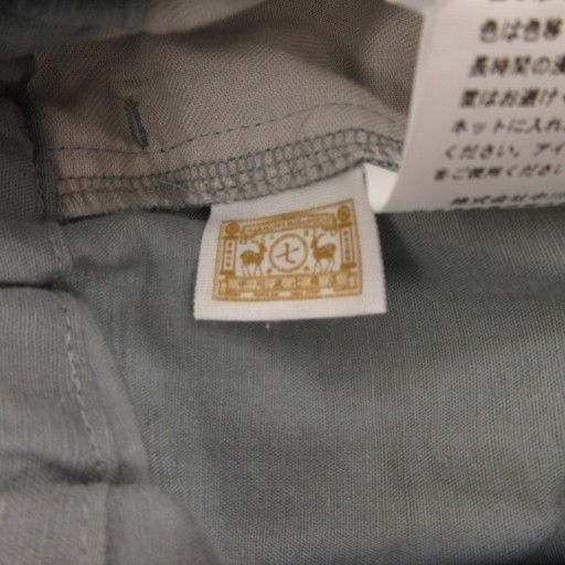 中川政七商店 ワイドパンツ スラックス イージー 麻 リネン グレー AE DECORATOM_COM_BR