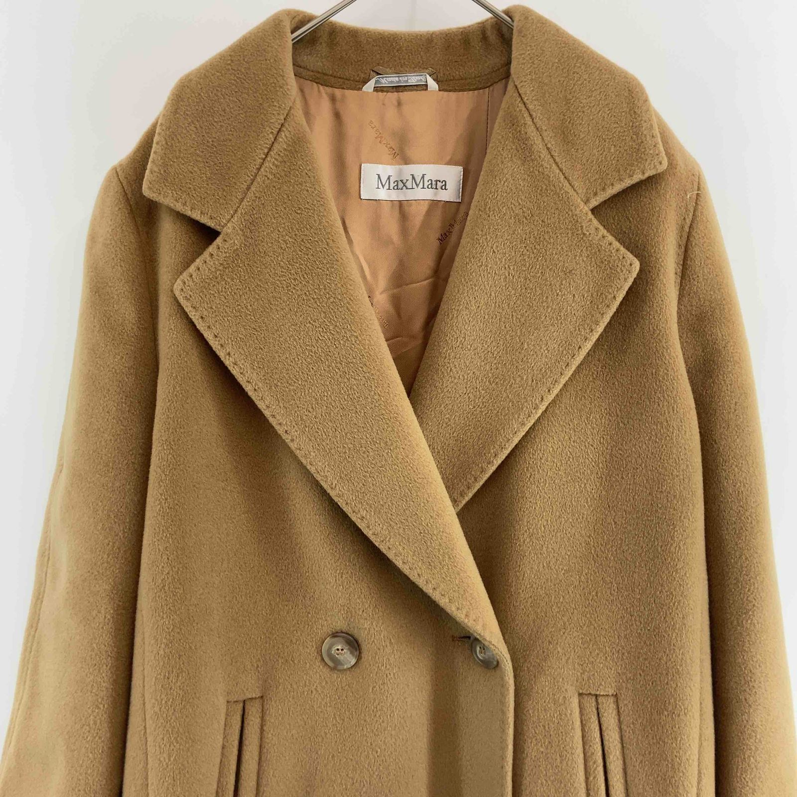 Max Mara キャメル　 ロングコート 40 Max Mara 【セール40%OFF 】MAX MARA STUDIO レディース ピュア