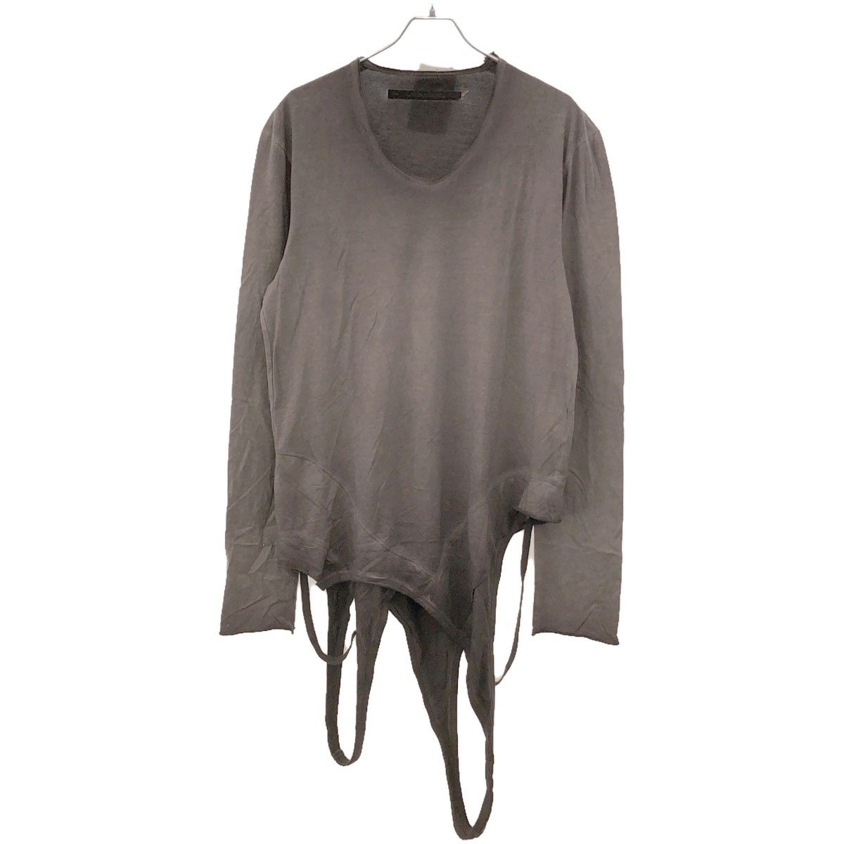 トップス JULIUS 24AW Loop Hem Longsleeve Top ユリウス JULIUS Loop Hem Longsleeve Top （Black） 通販 大阪