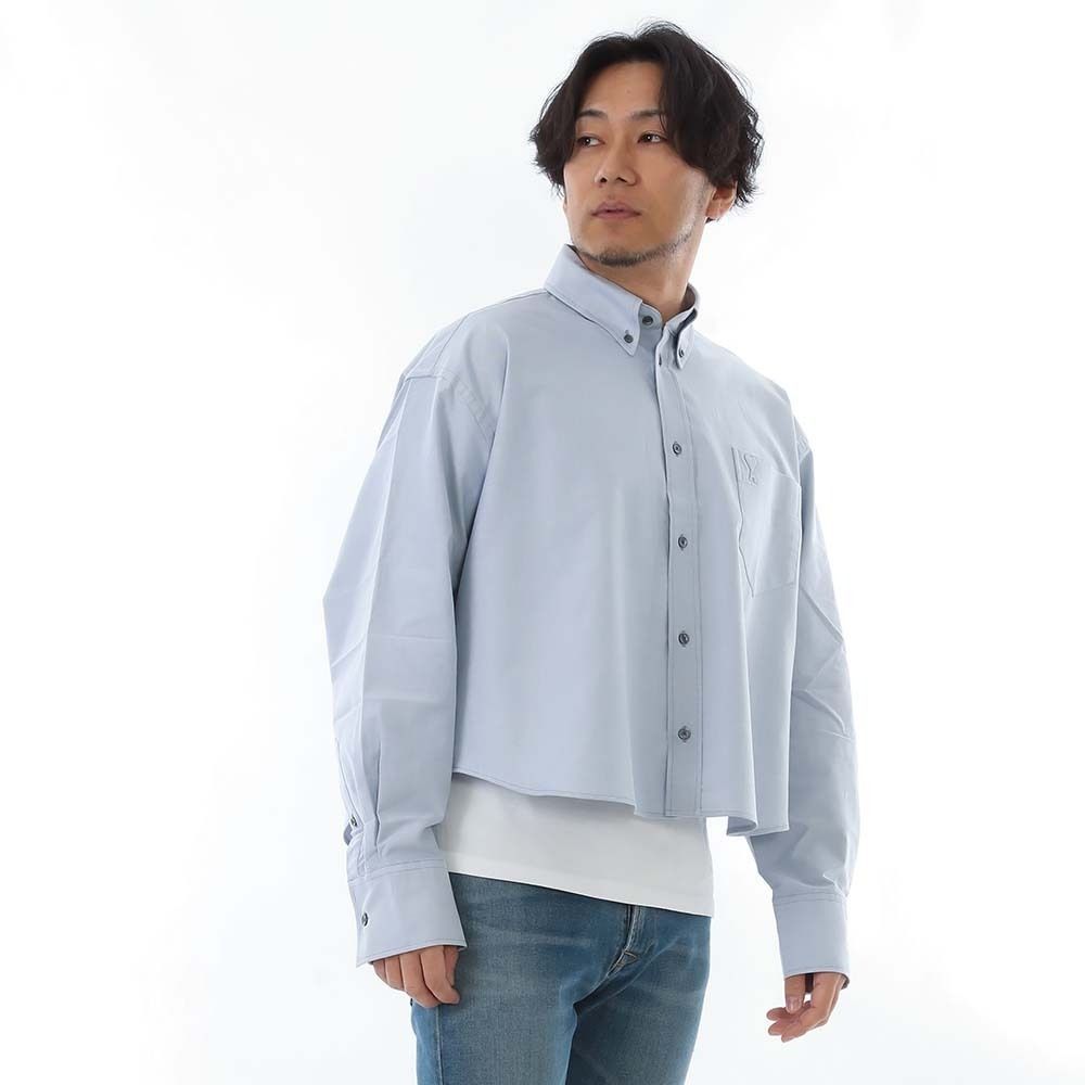 新品 AMI PARIS アミパリス USH123 CO0031 4502 コットン
