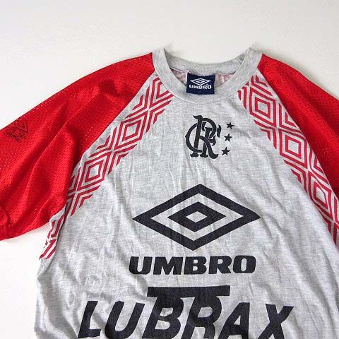 90'sビンテージUMBROアンブロ フラメンゴジャケット サッカー 古着レア 90年代 UMBRO アンブロ イングランド代表 ビッグロゴ サッカー