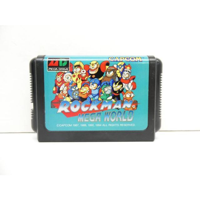 MEGA DRIVE メガドライブ ロックマンメガワールド レトロ ソフト