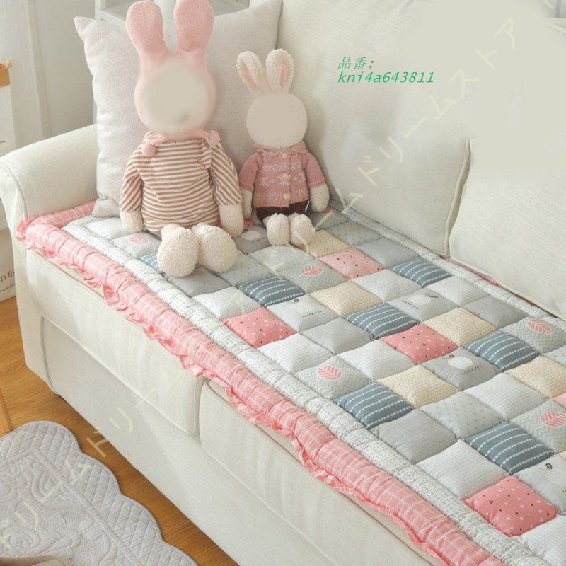 ソファパッド 丸洗い 冬用 2人掛け ソファー 座面カバー かけるだけ ソファーパッド ソファカバー 3人掛け マルチカバー 座椅子カバー おしゃれ kni4a643811