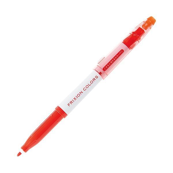 （まとめ） パイロット フリクションカラーズ0.6mm レッド SFC-10M-