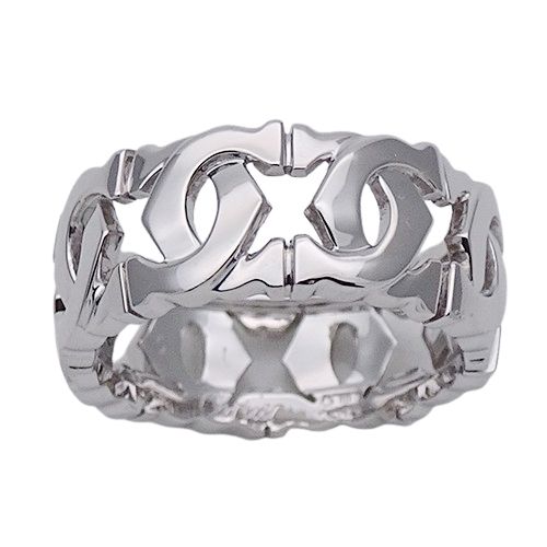 カルティエ CARTIER アントルラセ ホワイトゴールド K18WG 51 Cartier - カルティエ アントルラセ リング 750 K18ホワイト