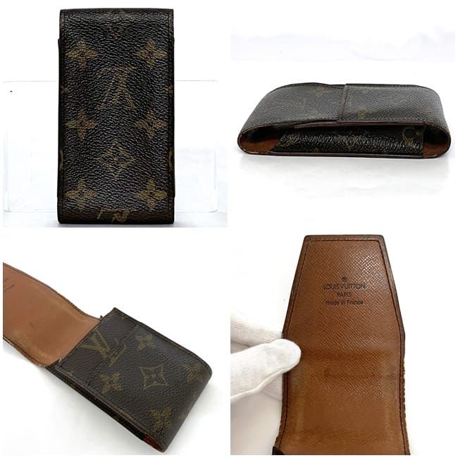 ルイ ヴィトン タバコ ケース エテュイ シガレット ブラウン モノグラム