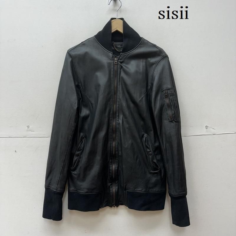 Sisii レザージャケット　MA-1 楽天市場】Sisii シシ レザー MA-1 ジャケット “MA-1” 172-ol-kk