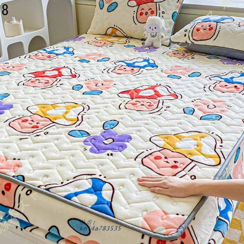 パッド一体型ボックスシーツ あったか