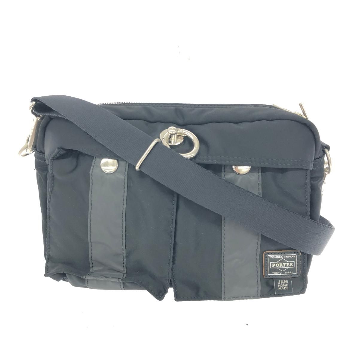 良好 PORTER ポーター ジャムホームメイド ショルダーバッグ ブラック ナイロン ユニセックス 240001142144