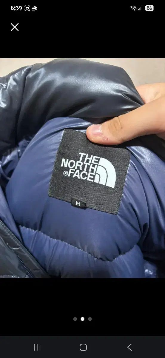 THE NORTH FACE ザノースフェイス レディース ヌプシ ダウン ネイビーM