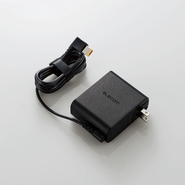 【新品】ELECOM  エレコム ノートPC用ACアダプター 角型コネクタ 20V Lenovo ACDC-2065LEBK (2480242)