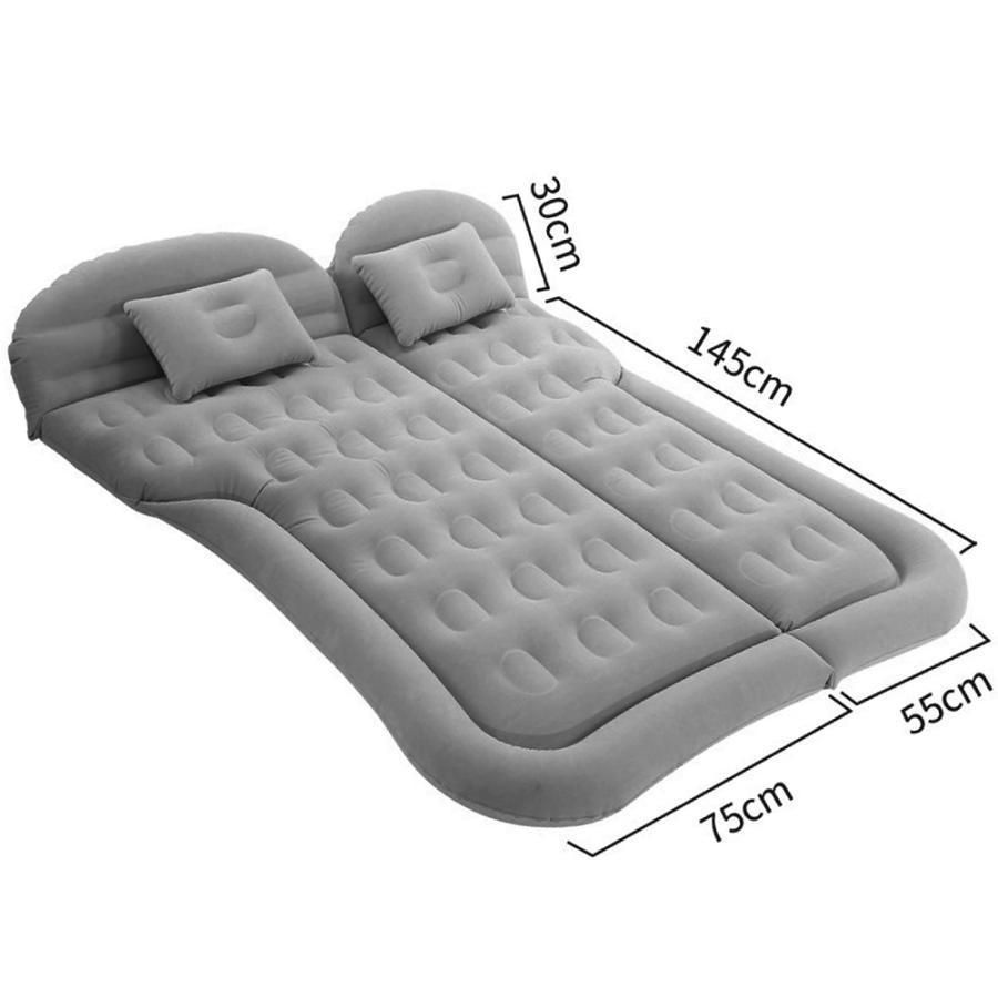 車中泊マット エアーベッド 後部座席 仮眠 キャンプ 車中泊 ベッド エアーマット 車載 旅行用 屋外用 ベッドキット キャンプ用品 快適空間 電動ポンプ付属 NEXPOTALLINN_EU