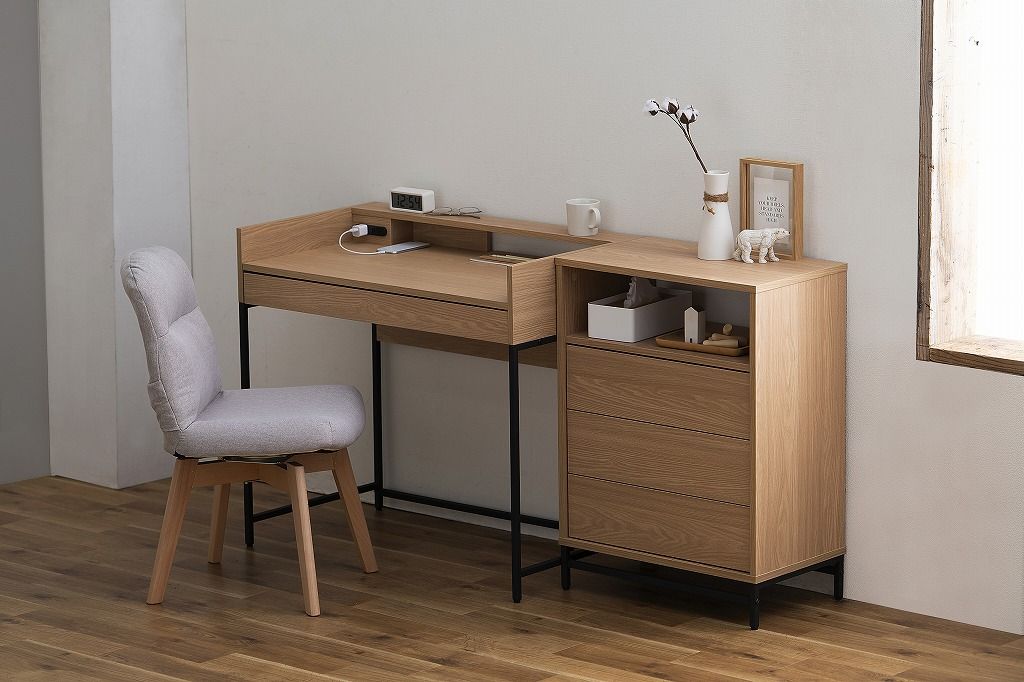 当店最大級の品揃え！ アイリスオーヤマ ユニットチェスト チェスト アジャスター付き ナチュラル ブラック UCH-590 IRIS OHYAMA