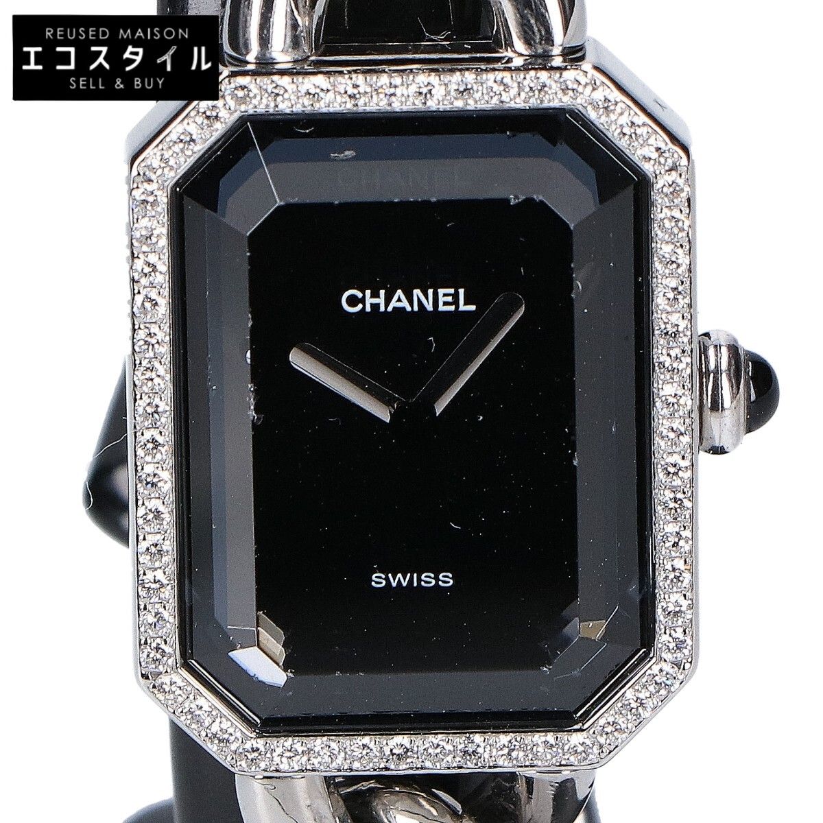 CHANEL シャネル H3252 ダイヤモンドベゼル プルミエール SS クオーツウォッチ