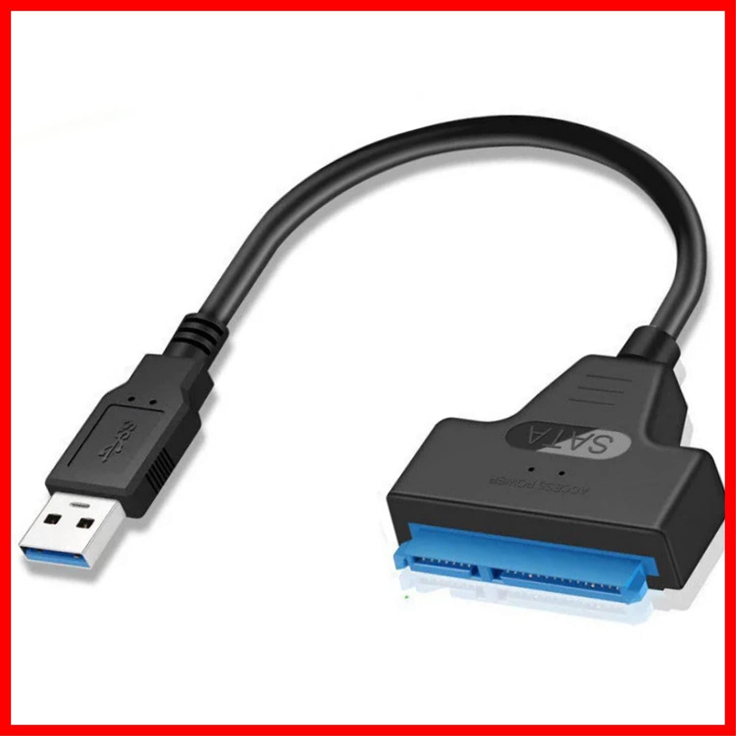 在庫 USB3.0 2TB コンバーター SATA3 SSD|HDD 高速 外付け 5Gbps SATAケーブル 変換 SSD|HDD用 コネクタ 2.5インチ 変換ケーブル ハードディスク SATA-USB ポータブル SZJUNXIAO