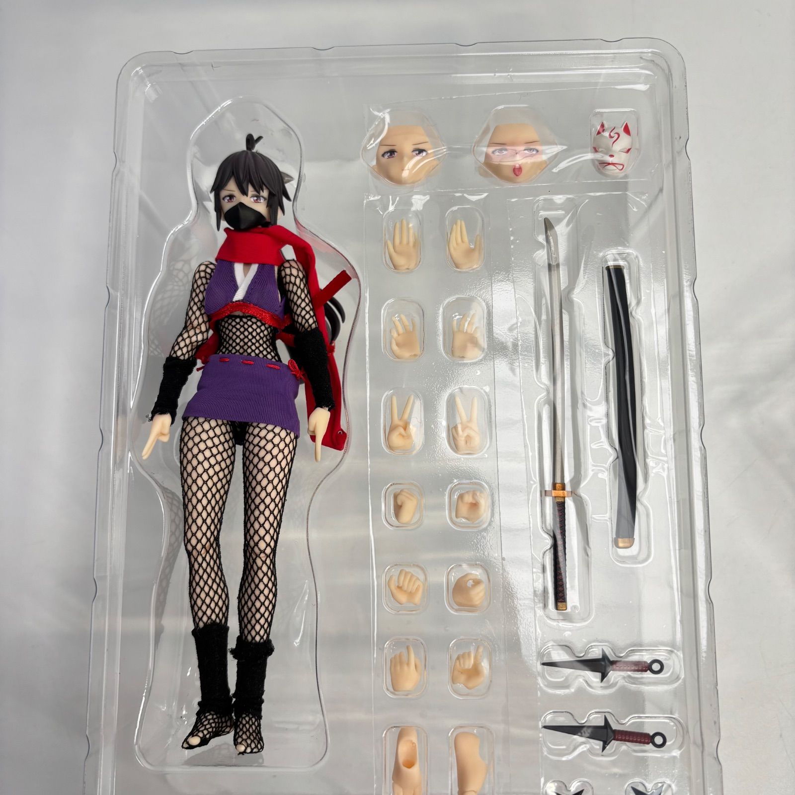 pocket artシリーズ PA002 女忍 萩 1/12 アクションフィギュア pocket artシリーズ PA002 女忍 萩 1/12 アクションフィギュア