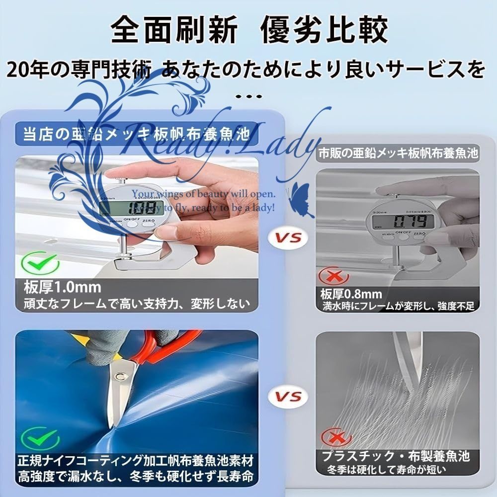 キャンバス 養魚池 大型 蓄水池 立体養殖水槽 円形帆布プール 貯水タンク 屋外 家庭用 亜鉛メッキ鋼板製貯水タンク 組み立て簡単 漏水防止 鯉 メダカ 海産物養殖対応 防火水槽 雨水貯蓄兼用 3 1.5m