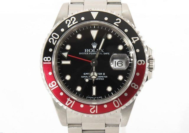 ♪ROLEX ロレックス ＧＭＴマスターII Ｒｅｆ16710 S番 トリチウム ステンレス メンズ腕時計 Ａ50723 - メルカリ