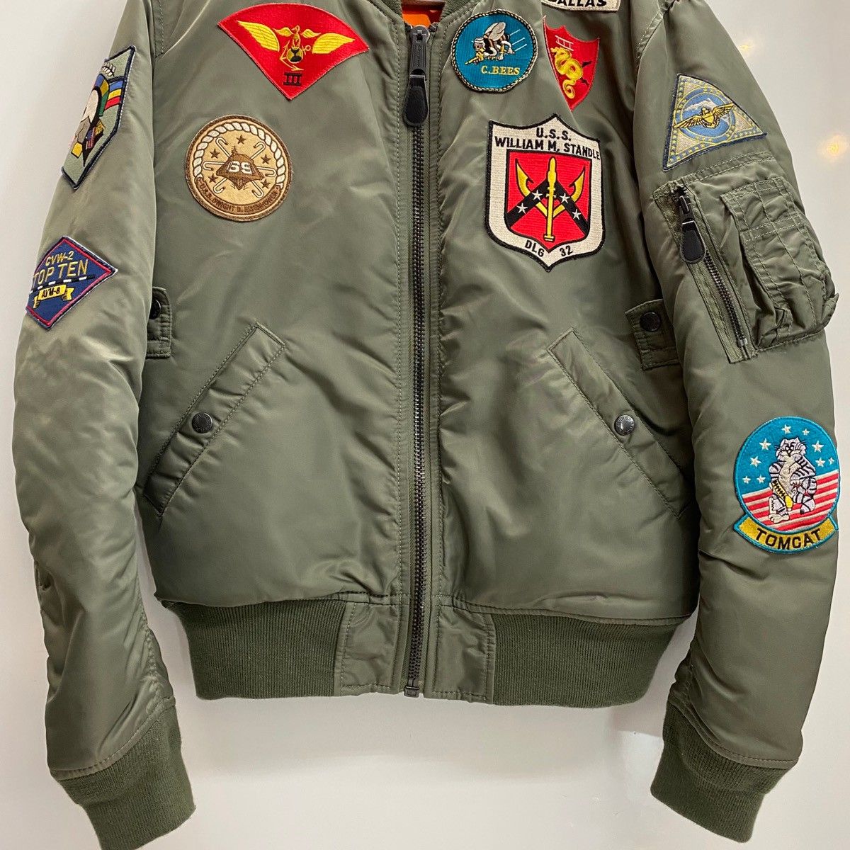 avirex MA-1 フライトジャケット USA MA-1 NYLON BOMBER JACKET – Avirex