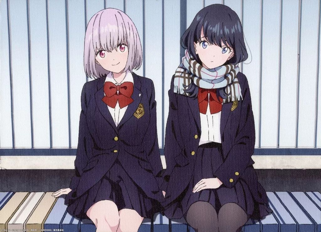 中古】キャンバスボード・キャンバスアート 宝多六花＆新条アカネ(冬服