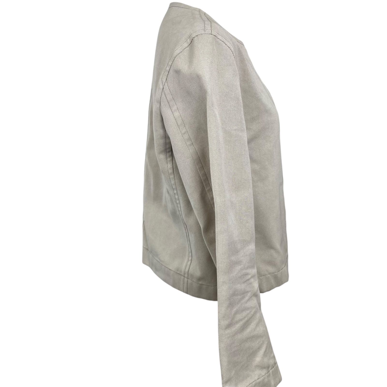 ○エルメス HERMES シェーヌダンクル ノーカラージャケット マルジェラ