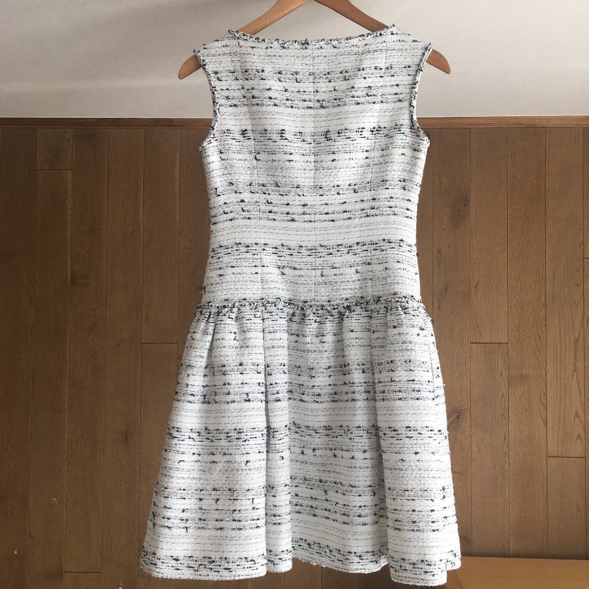 美品　ルネ　Rene ツイードワンピース　34 美品 Rene（ルネ） ツイード ワンピース34 6616490 - メルカリ