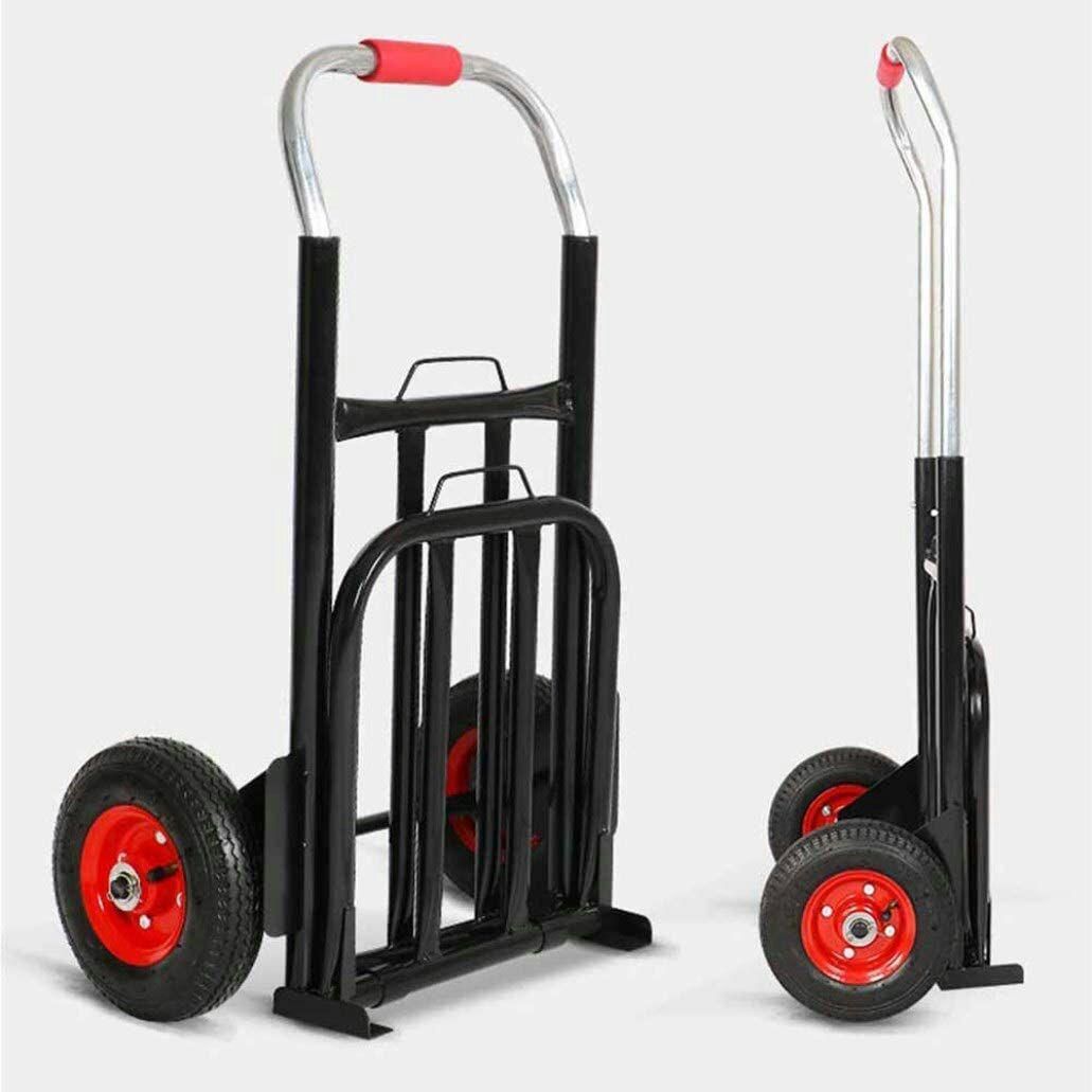 2輪 ショッピングカートハンドキャリー耐荷重75kg 軽量折りたたみ式