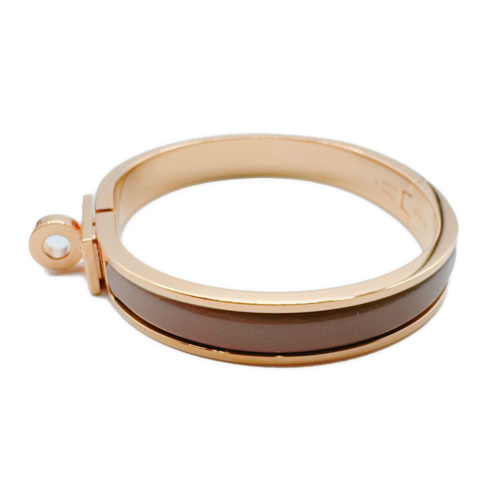 エルメス(HERMES) ミニ クリック ケリー ブレスレット マロン
