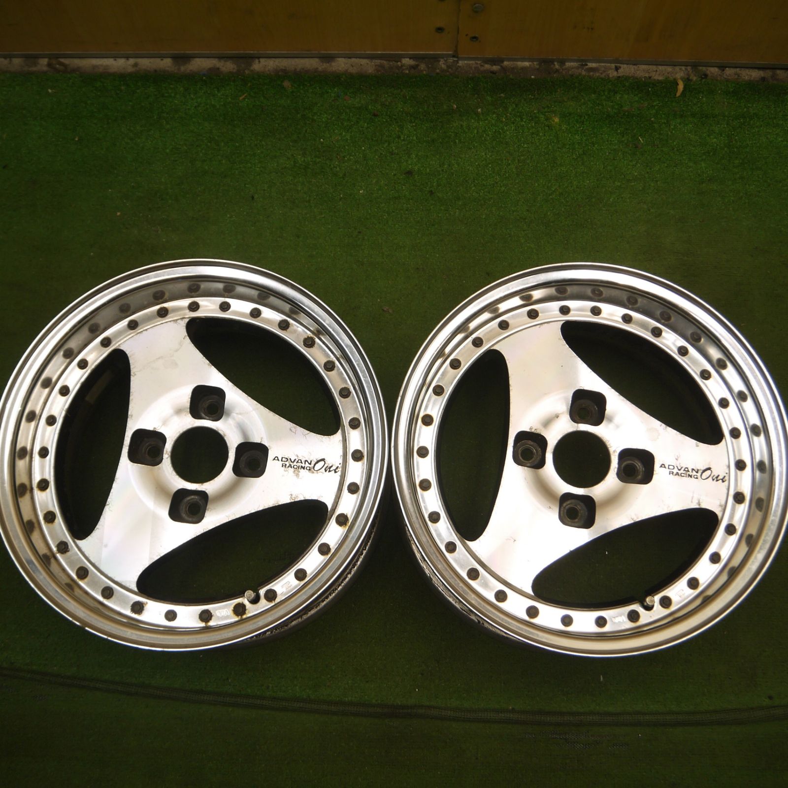 *送料無料* 2本価格ADVAN RACING Oni ホイール 15インチ 15×7JJ アドバンレーシング オニ PCD114.3/4H4050808Hホ