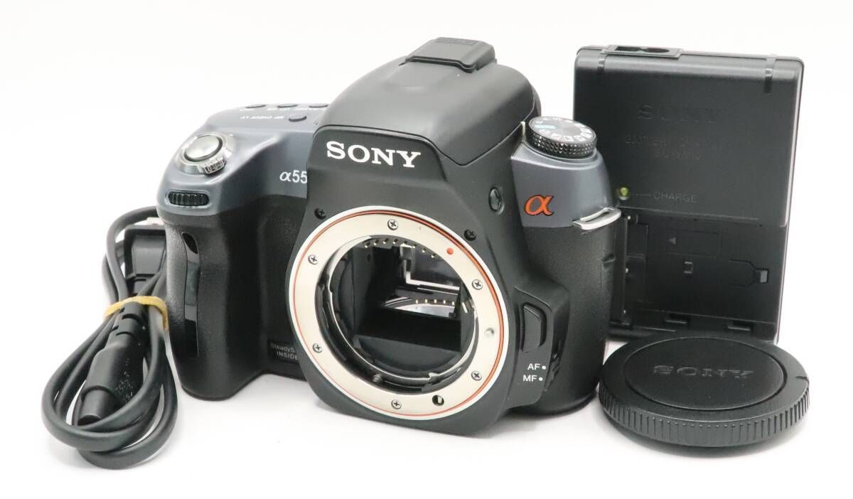 □中古 #800 デジタル一眼レフ ソニーα550 黒◇SONY DSLR-A550 □中古 #800 デジタル一眼レフ ソニーα550 黒◇SONY DSLR-A550