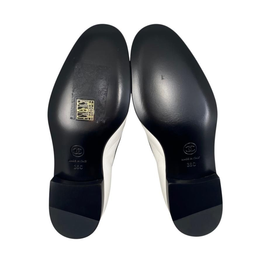 ☆E4295 シャネル ローファー フリンジ モカシン G45405 B15187 NT864