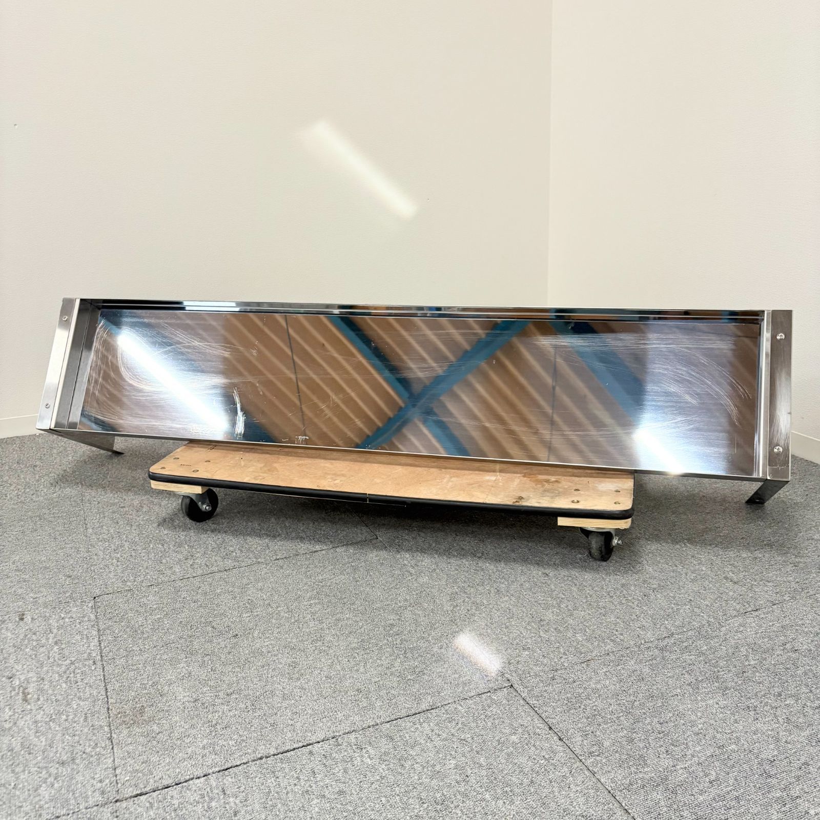 ステンレス平棚/幅1500mm×奥行300mm×高さ297mm/業務用/厨房機器/棚/台