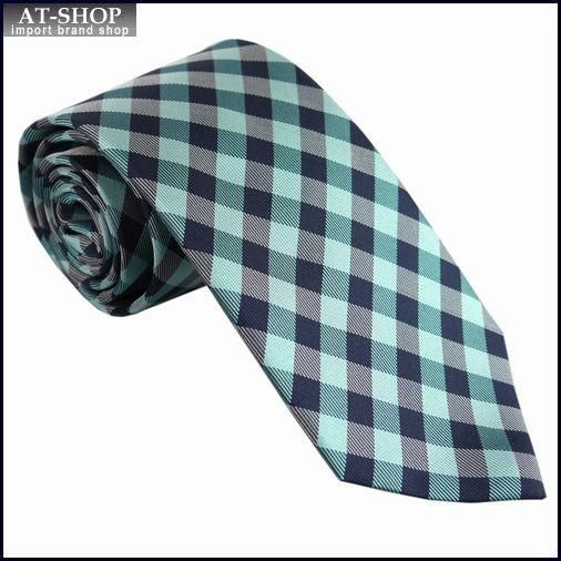 Paul Smith ポール・スミス ネクタイ 8cm チェック柄 ネイビー×グリーン ASXC-552M-B50-S