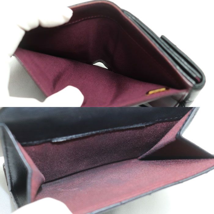 CHANEL シャネル マトラッセ Wホック コンパクトウォレット 二つ折り  