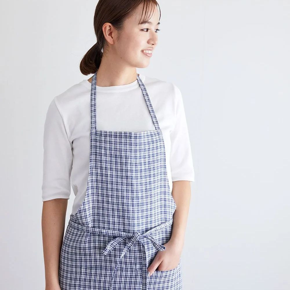 fog linen work　リネンフルエプロン【クレメンテ】【新品】