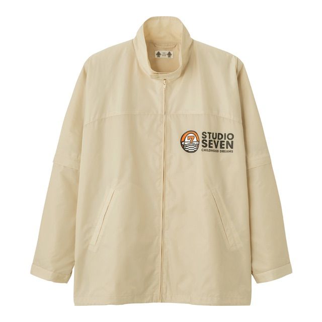 GU × STUDIO SEVEN 第一弾 コーチジャケット ベージュ Lサイズ