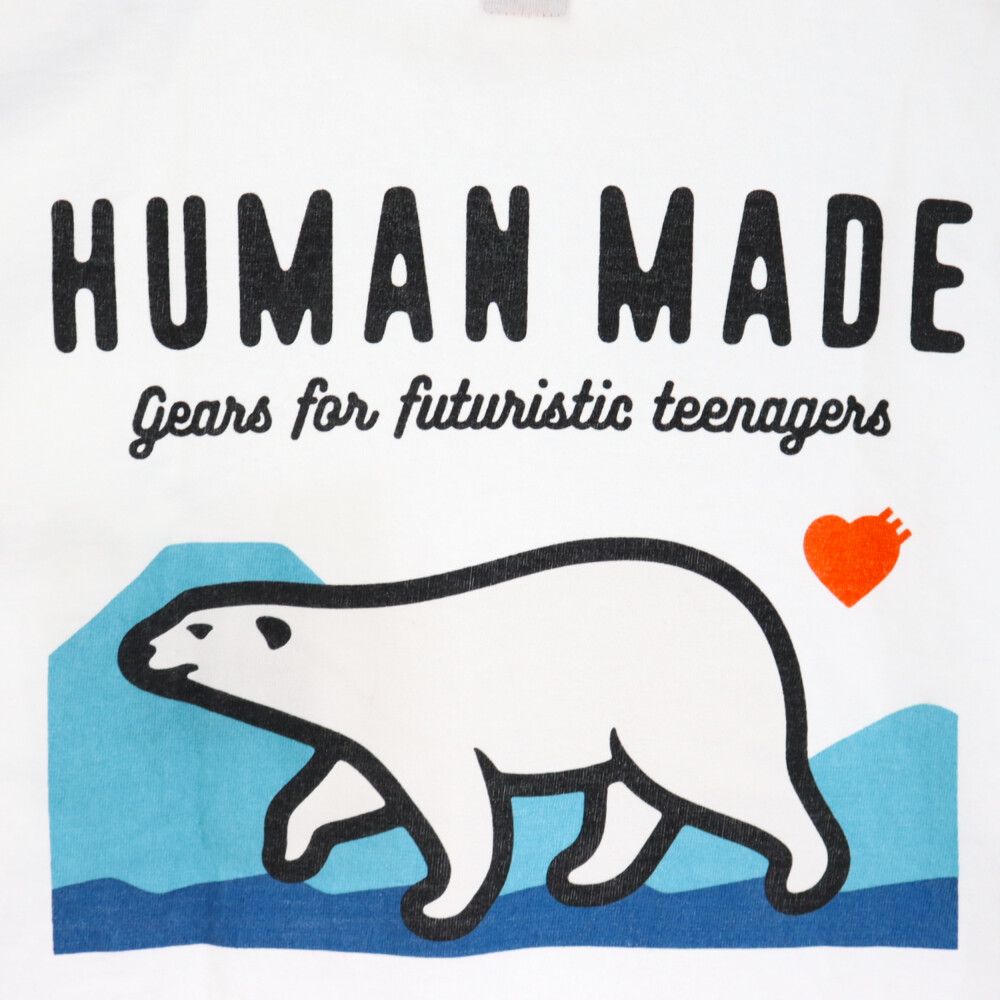 HUMAN MADE ヒューマンメイド 23SS POLAR BEAR GRAPHIC POCKET T-SHIRT