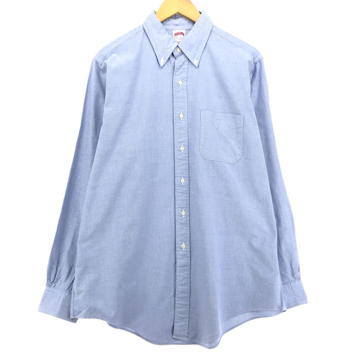 古着 ブルックスブラザーズ Brooks Brothers Est.1818 長袖 ボタンダウンシャツ USA製 メンズXL/eaa454232