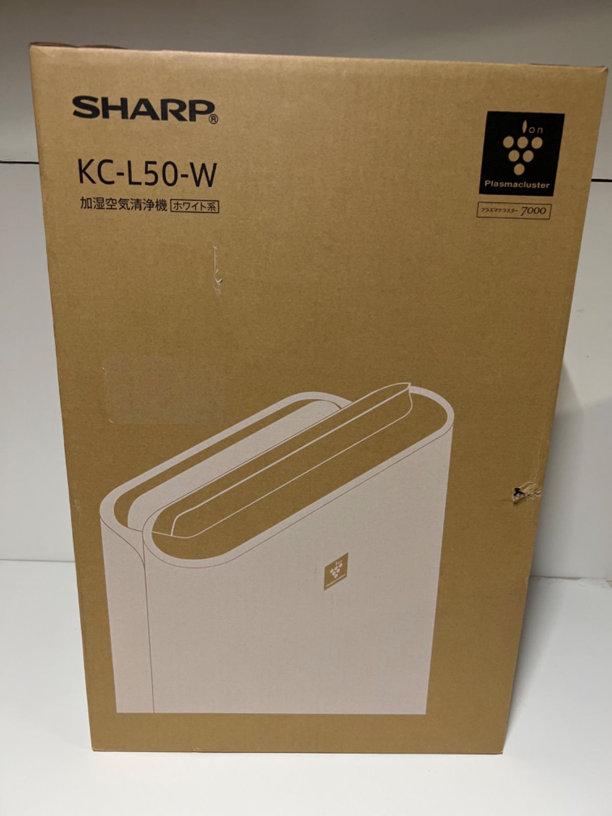 訳あり 加湿空気清浄機 KC-L50-W ホワイト 管理番号7223-002 13446円