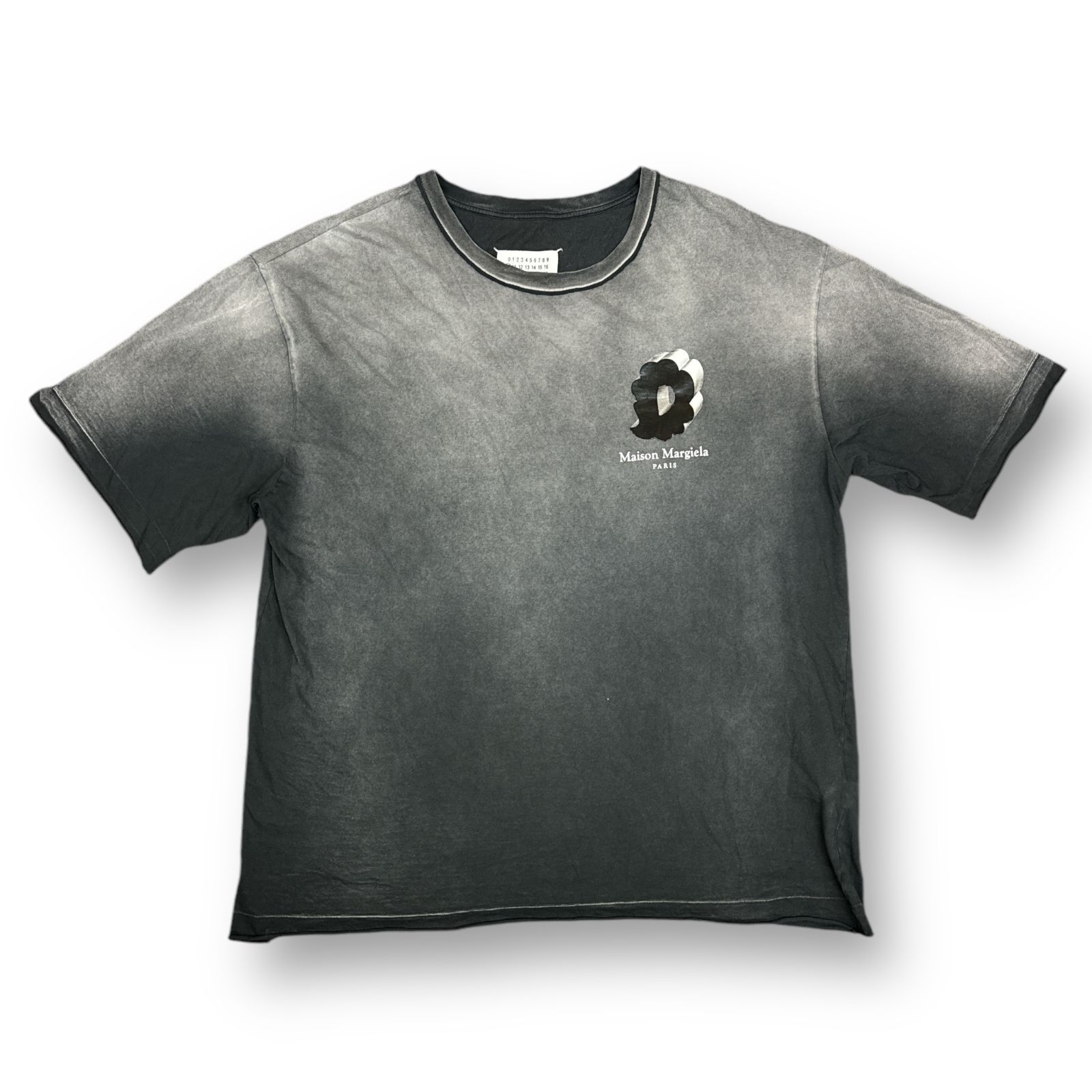 国内正規 Maison Margiela 22SS Oversize Wash Bubble Logo TEE 