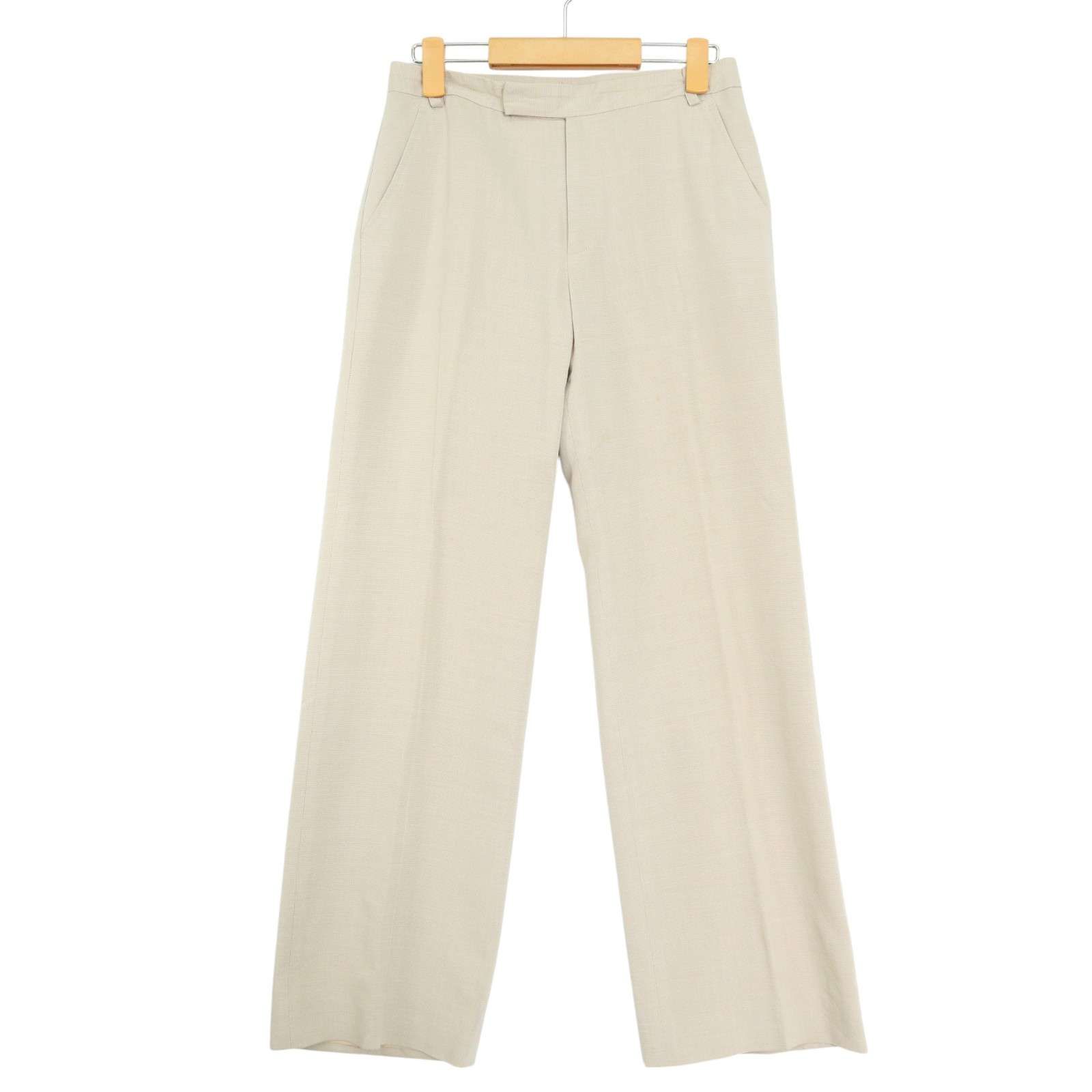 Aquascutum アクアスキュータム 春夏 絹 シルク混☆ スラックス